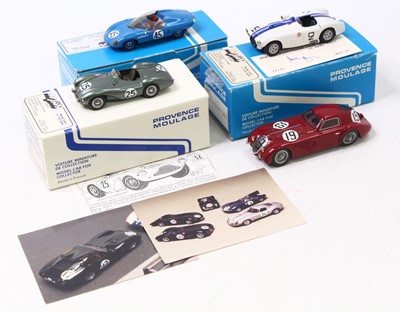 Lot 1684 - MPH Models 1/43 scale group of 4 plastic and...