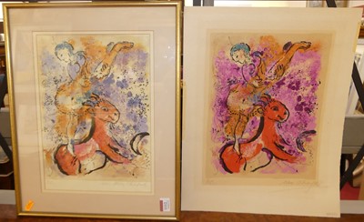 Lot 1112 - After Marc Chagall - The Rider on the Red...