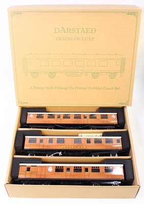 Lot 254 - Darstead set of three coaches, LNER Thompson...