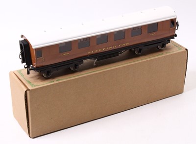 Lot 218 - Darstaed Thompson LNER sleeping car 1767, teak,...