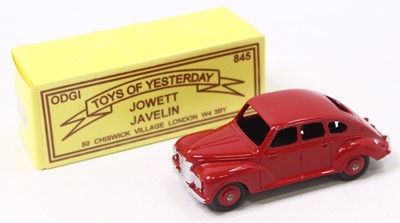 Lot 1392 - Odgi Toys of Yesterday No.845 Jowett Javelin,...