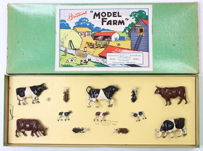 Lot 2058 - Britains, Set No.122F Britains Farm, 12 mixed...