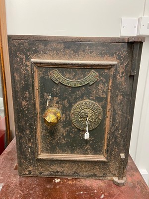 Lot 1424 - A Hamilton & Co. eccentric lever lock fire...