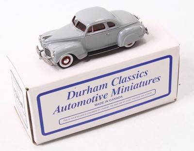 Lot 1710 - Durham Classics 1/43rd scale white metal model...