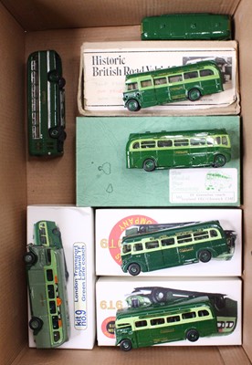 Lot 1757 - 7 kit built 1:76 scale Greenline white metal...