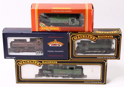 Lot 366 - Four 00 gauge locomotives, including a...