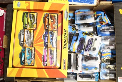 Lot 1513 - A tray containing Hot Wheels boxed modern...