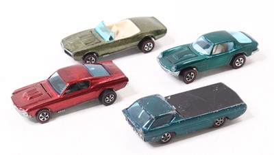 Lot 1628 - Group of 4 loose Hot Wheels Redlines to...