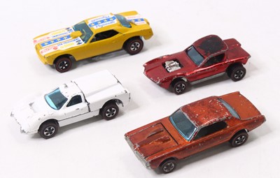 Lot 1627 - Group of 4 loose Hot Wheels Redlines to...