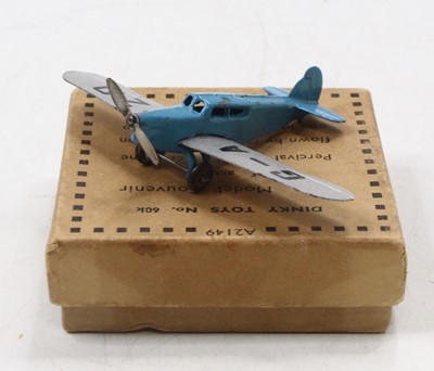 Lot 1290 - Dinky Toys No. 60K Percival Gull single engine...