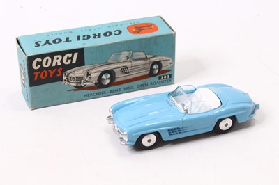 Lot 1458 - Corgi Toys No. 303 Mercedes Benz 300SL open...