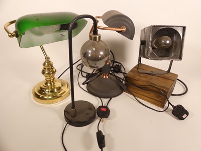 Lot 7 - A collection of table lamps, to include a...