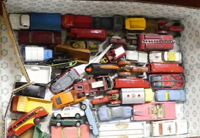 Lot 1596 - Tray containing loose & playworn diecast to...