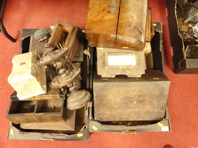 Lot 66 - A collection of caddies and boxes, to include...