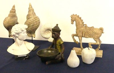 Lot 112 - A collection of sculptures, to include...