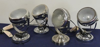 Lot 156 - A set of four contemporary table spotlights, h....