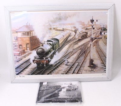 Lot 54 - A print of GWR holiday trains in the 1930s,...