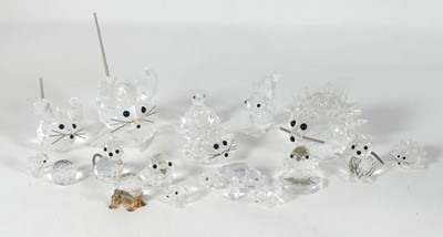 Lot 201 - A Swarovski crystal model of a hedgehog...