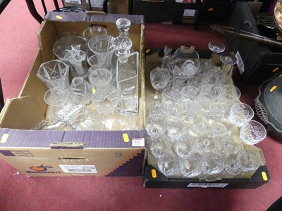 Lot 552 - A collection of glassware, to include wine...