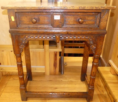 Lot 1202 - A contemporary joined and moulded oak...