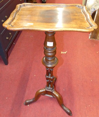 Lot 1209 - A mid-19th century mahogany fixed top pedestal...