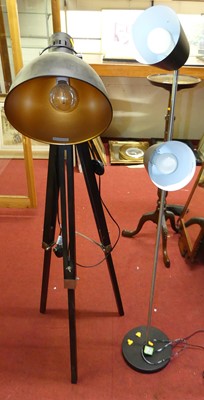 Lot 1216 - Two contemporary floor lamps