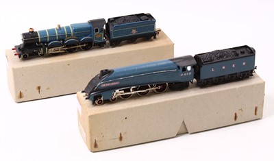 Lot 559 - Two unboxed Wrenn locos, to include an A4 with...