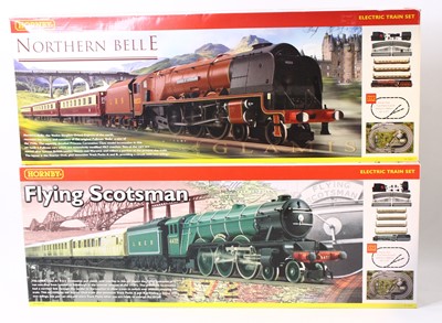 Lot 286 - Two Hornby 00 gauge train sets, including a...