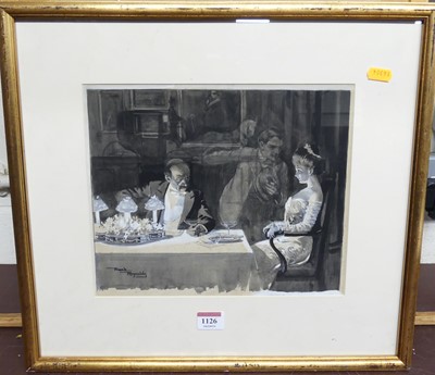 Lot 1126 - Frank Reynolds (1876-1953) - The dinner date,...