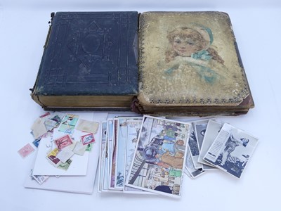 Lot 450 - A Victorian photograph album, containing...