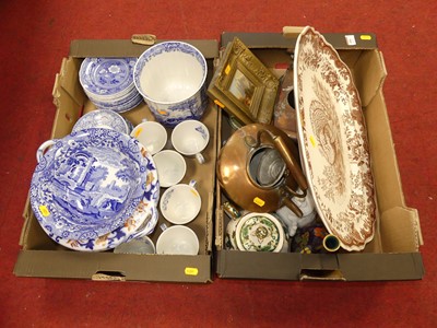 Lot 496 - A collection of ceramics, to include Spode...