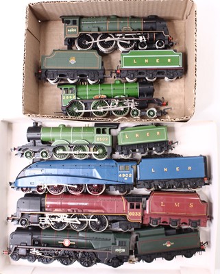 Lot 379 - Six 00 gauge locomotives by Hornby and other...