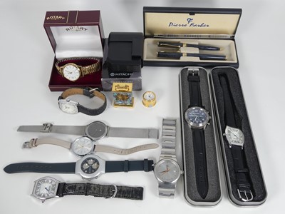 Lot 363 - A collection of fashion wristwatches to...