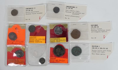 Lot 367 - A collection of Roman related coinage to...