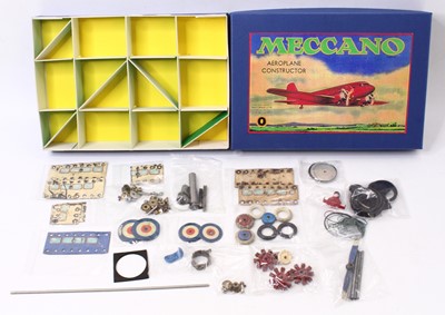 Lot 1993 - Meccano reproductional box for aeroplane...