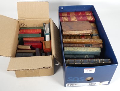 Lot 420 - A collection of 19th century and later books,...