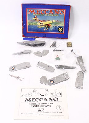 Lot 1992 - Meccano Aeroplane Constructor Outfit No.0 in...