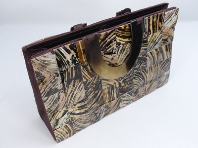 Lot 442 - A Corbeau leather lady's handbag, together...