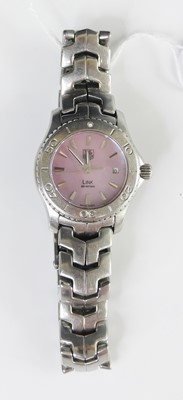 Lot 271 - A lady's Tag Heuer Links steel cased quartz...