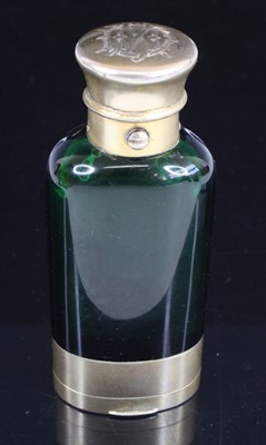 Lot 2166 - A Victorian combination scent bottle and...