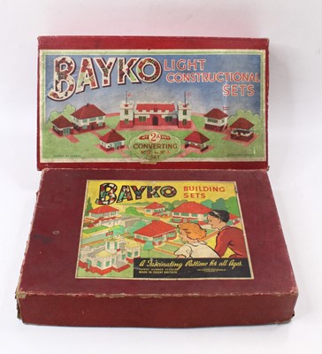 Lot 1997 - Bayko 1950s Group of 2 Sets to include; Patent...