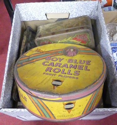 Lot 533 - A collection of vintage tins, to include...