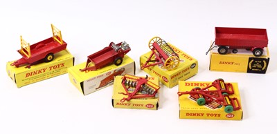 Lot 1405 - A collection of boxed Dinky toys, all farming...