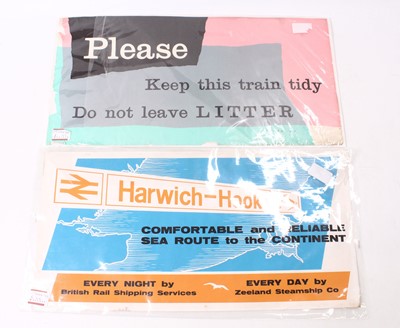 Lot 36 - Two BR railway posters, including a...