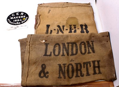 Lot 59 - One box of northeastern railwayana to include...