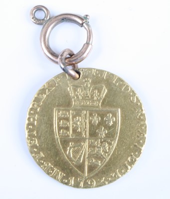 Lot 3100 - Great Britain, 1793 gold full guinea, George...