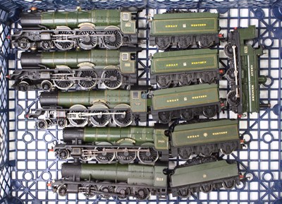 Lot 374 - Six GWR 00 gauge locos to include a Hornby...