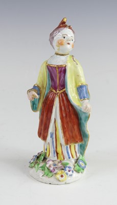 Lot 2119 - A Bow porcelain figure of a girl, circa 1760,...