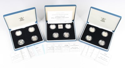 Lot 3282 - The Royal Mint, three United Kingdom Silver...