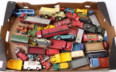 Lot 1438 - Matchbox/Dinky and Corgi Tray containing a...